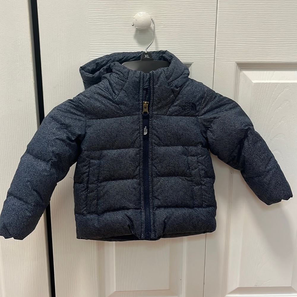 2T boys blue North Face Toddler Moondoggy Down Jacket